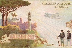 1915-Roma-Cartolina-del-ollegio-Militare